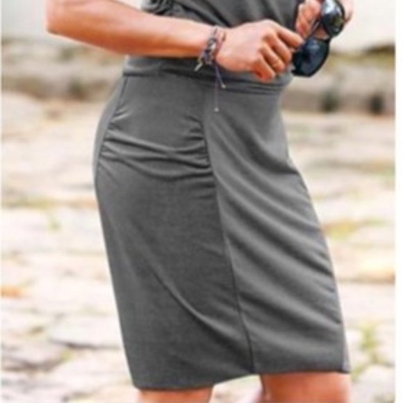 KEEPING Athleta Micro Stripe Westwood Dress Style# 243062 - Picture 8 of 16